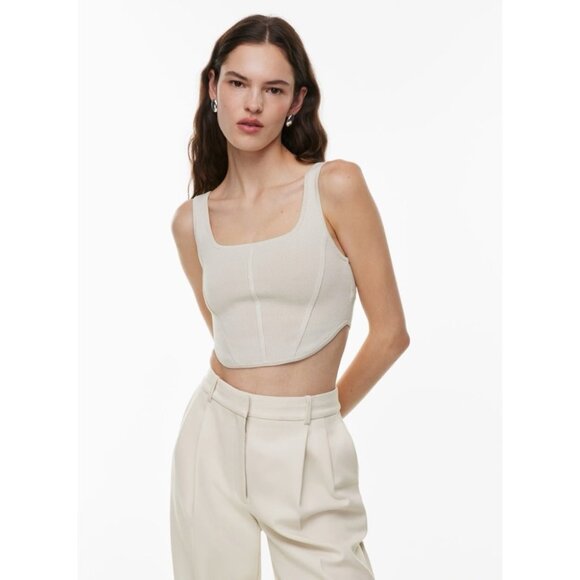 Aritzia Babaton Sculpt Knit Bustier Tank - Picture 1 of 7